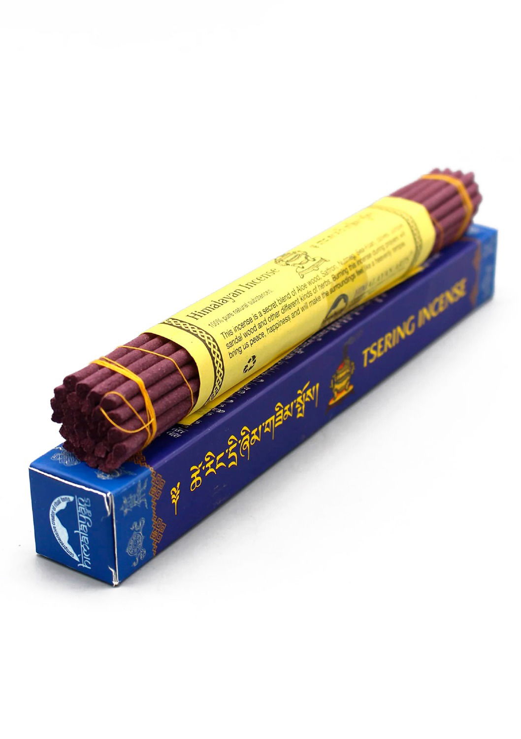 Благовоние Tsering Incense (Церингма), синяя упаковка, 30 палочек по 21,5 см