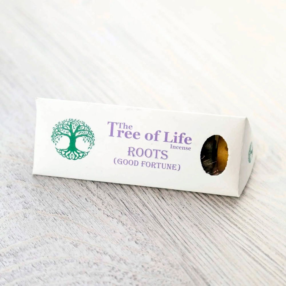 Благовоние The Tree of Life Incense Roots (Good fotune), нагчампа, 30 палочек по 10,5 см, 30, Roots (нагчампа)