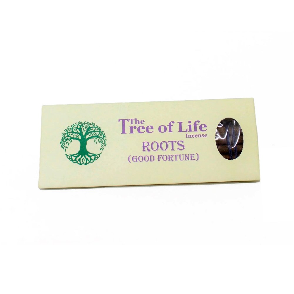 Благовоние The Tree of Life Incense Roots (Good fotune), нагчампа, 30 палочек по 10,5 см, 30, Roots (нагчампа)