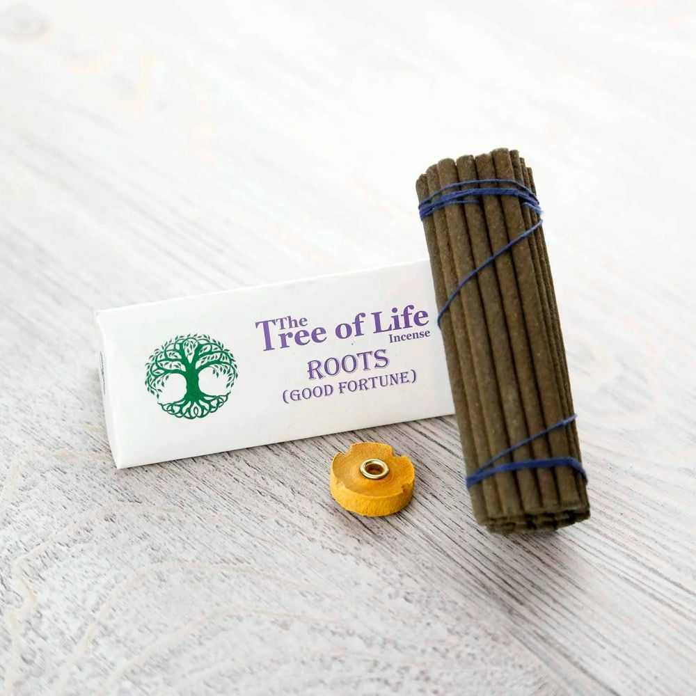 Благовоние The Tree of Life Incense Roots (Good fotune), нагчампа, 30 палочек по 10,5 см, 30, Roots (нагчампа)