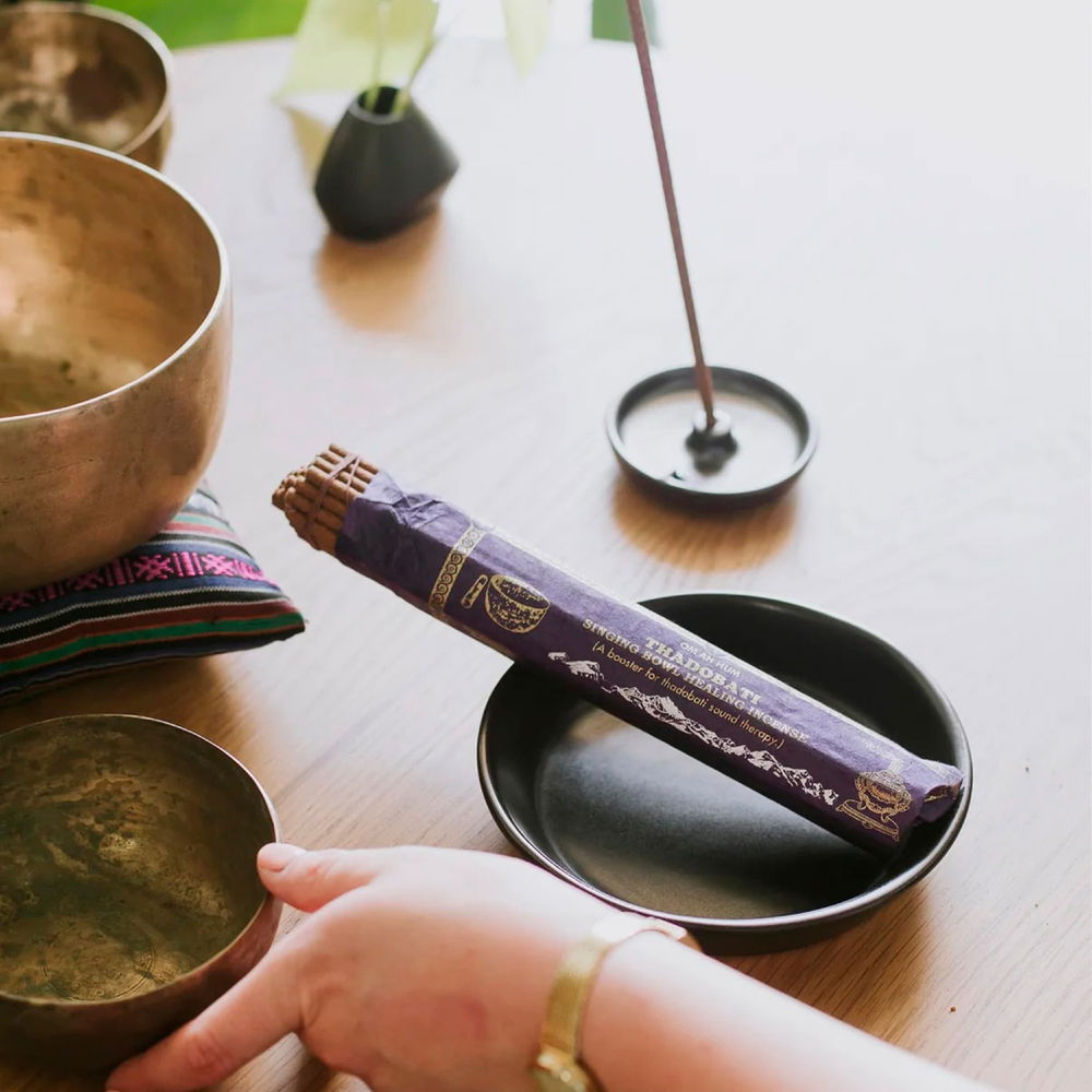 Благовоние тибетское Singing Bowl Healing Incense Thadobati, 37 палочек по 21,5 см, 37, Thadobati