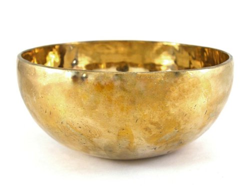 Поющая чаша золотистая (17 х 9 см)