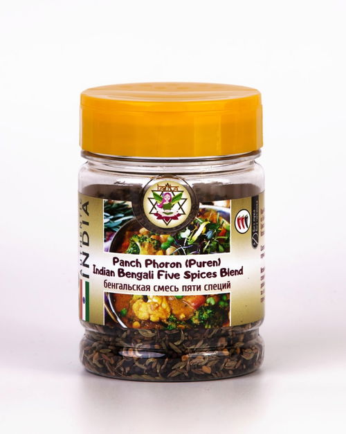 Бенгальская смесь пяти специй «Panch Phoron (Puren) Indian Bengali Five Spices Blend», 100 г
