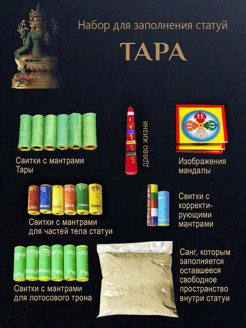 Набор для заполнения статуй Тара (древо жизни 5 см)