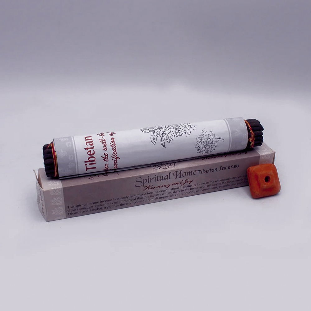 Благовоние Spiritual Home Tibetan Incense (Духовный дом), 32 палочки по 19 см, 32, Духовный дом