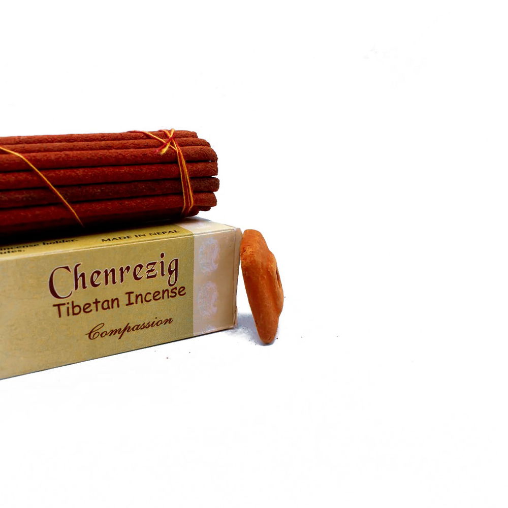 Благовоние Chenrezig Tibetan Incense (Ченрези), 32 палочки по 19 см, 32, Ченрези