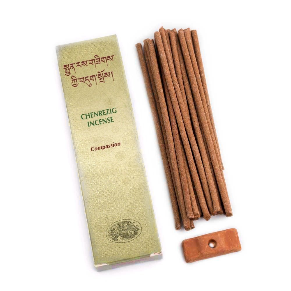 Благовоние Chenrezig Incense (Ченрези), 20 палочек по 13,5 см, 20, Ченрези