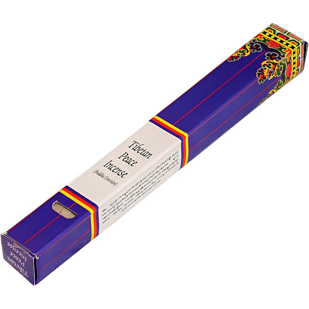 Благовоние Tibetan Peace Incense (Тибетский мир), 30 палочек по 21,5 см, 30, Tibetan Peace
