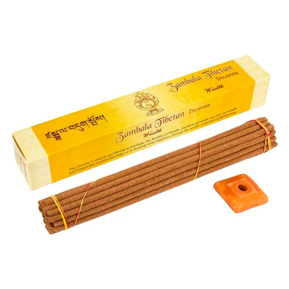 Благовоние Zambala Tibetan Incense (Дзамбала), 32 палочки по 19 см. 