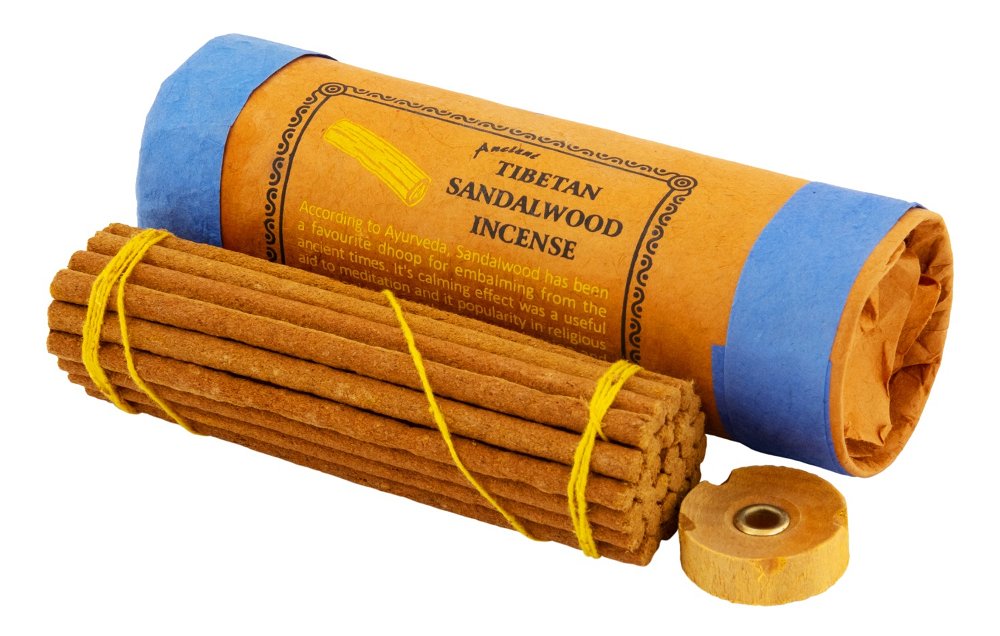 Благовоние Tibetan Sandalwood Incense / сандал, 27 палочек по 11 см, 30, Сандал