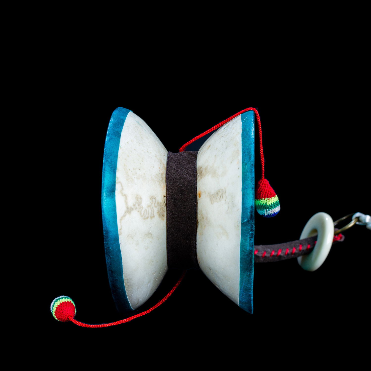 Real Tibetan Authentic Kapala Damaru