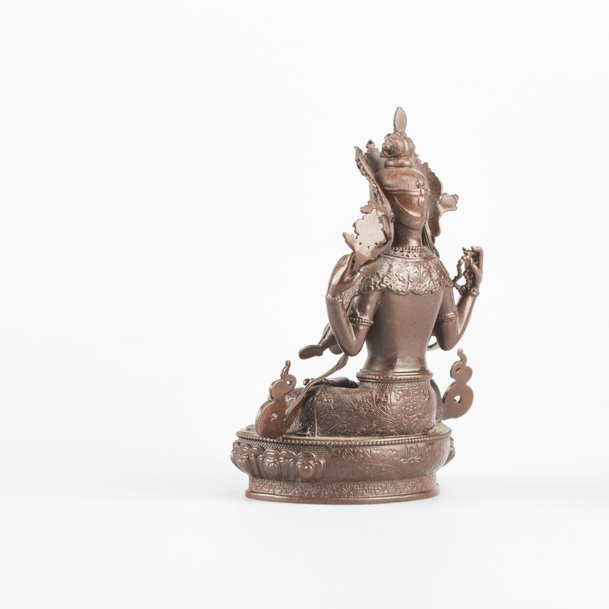 Bodhisattva Avalokitesvara (Chenrezik) — finely carved 10 cm statue from Kham