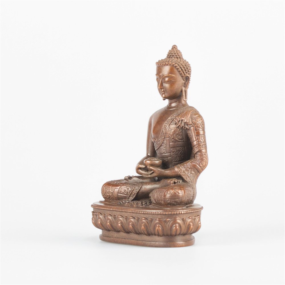 Buddha Amitabha aka Opame — finely carved 10 cm statue from Kham