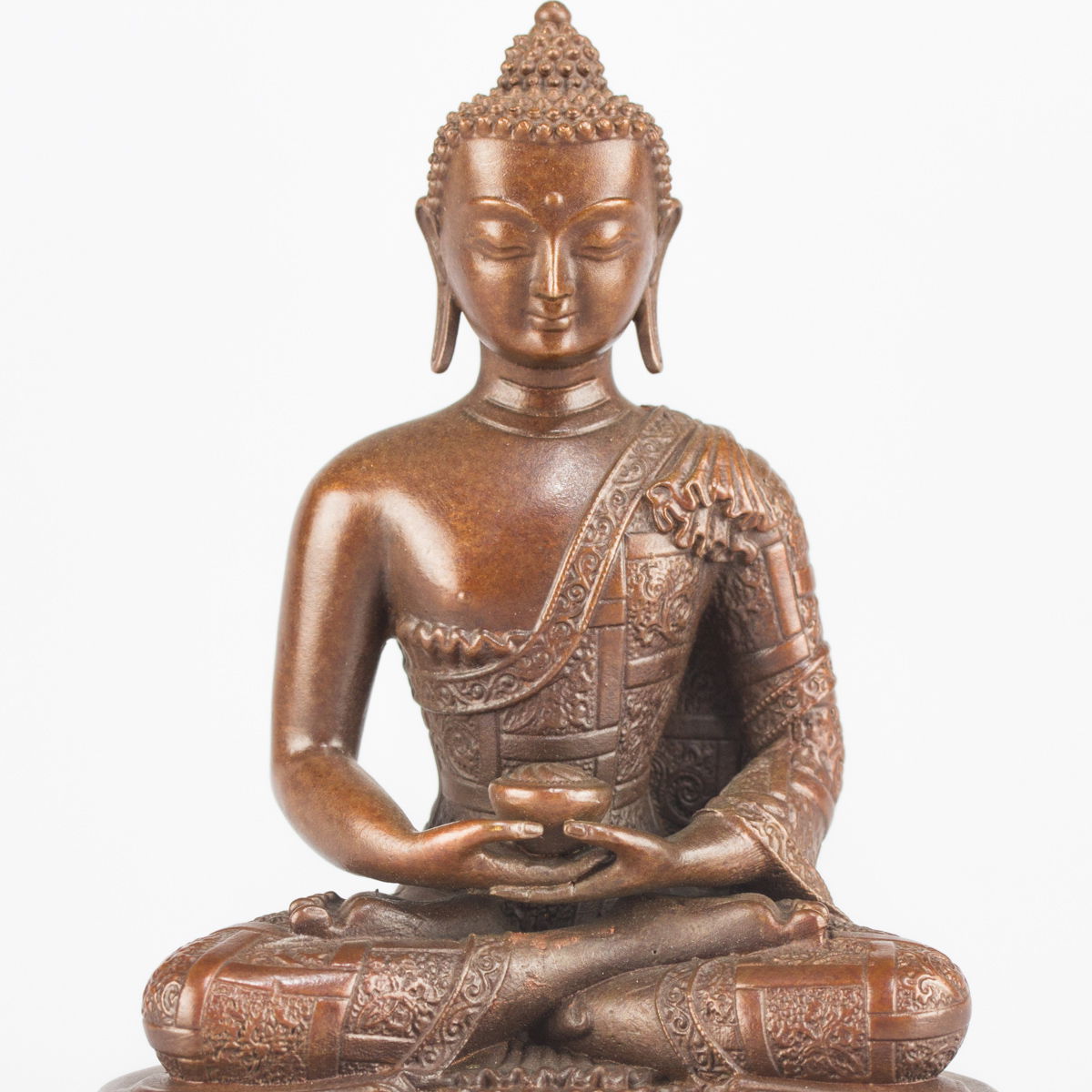 Buddha Amitabha aka Opame — finely carved 10 cm statue from Kham