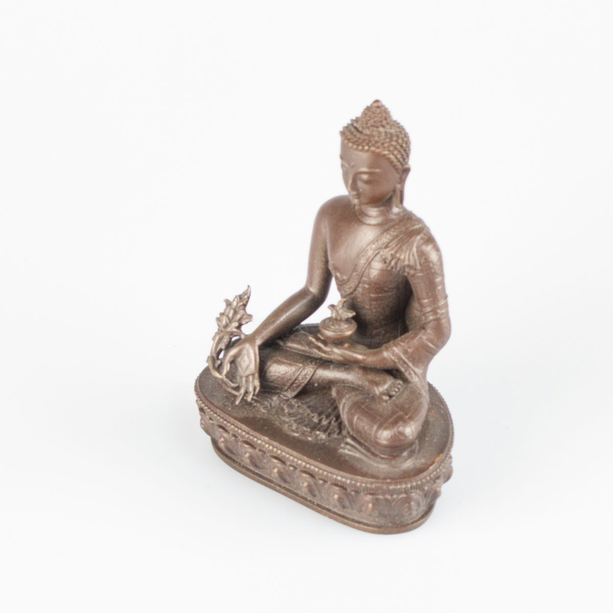 Medicine Buddha aka Bhaisajyaguru or Menla — finely carved 7 cm statue from Kham