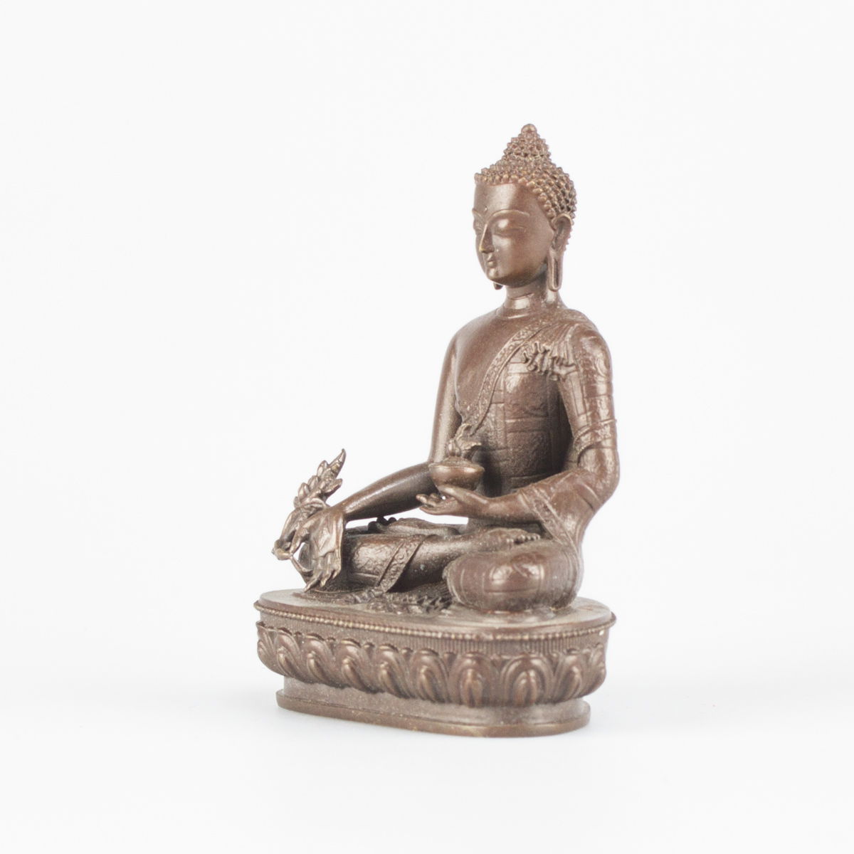 Medicine Buddha aka Bhaisajyaguru or Menla — finely carved 7 cm statue from Kham