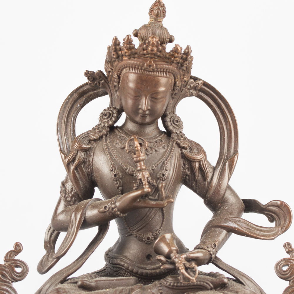 Vajrasattva or Dorje Sempa — finely carved 10 cm statue from Kham