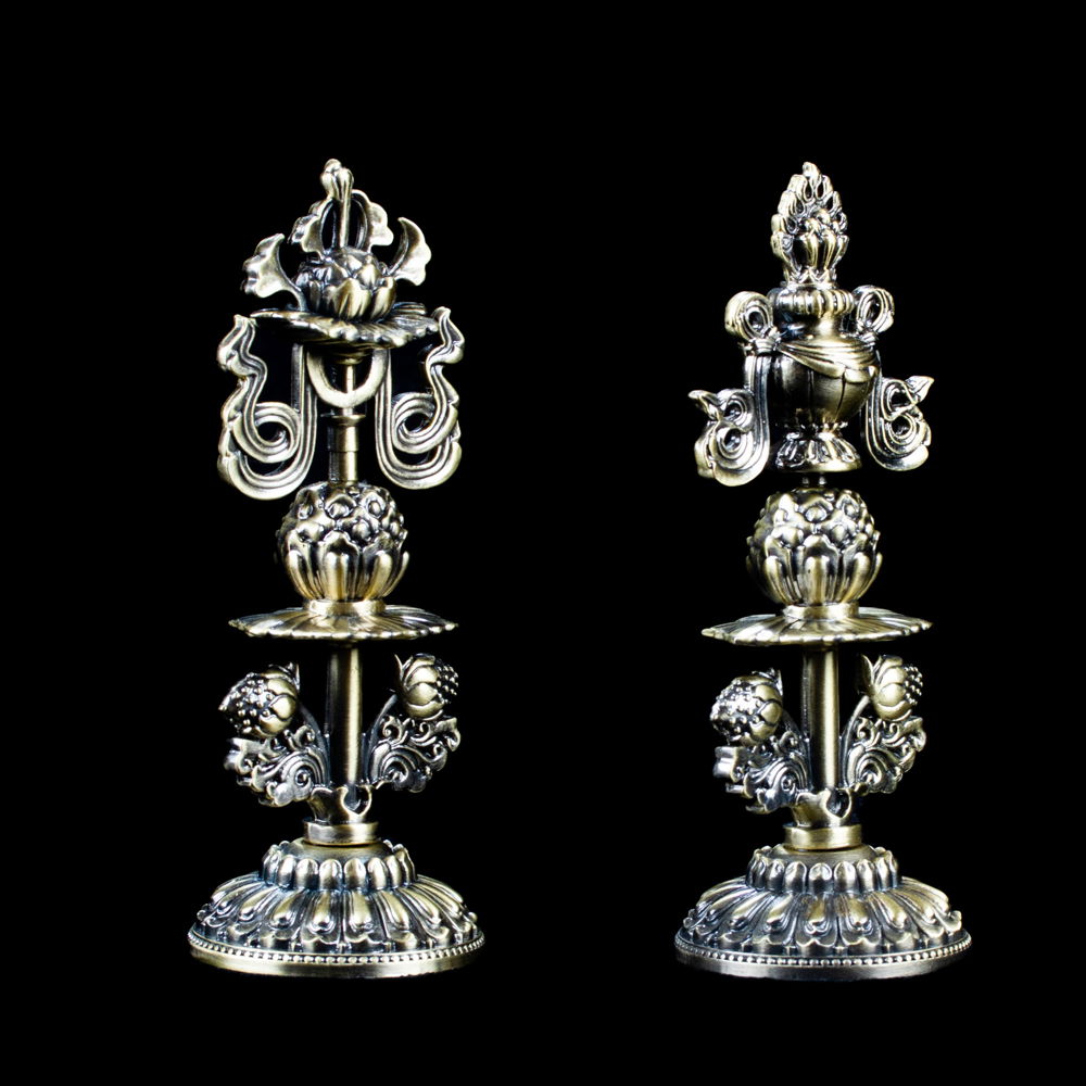 Ashtamangala or Eight Auspicious Symbols — 17 cm