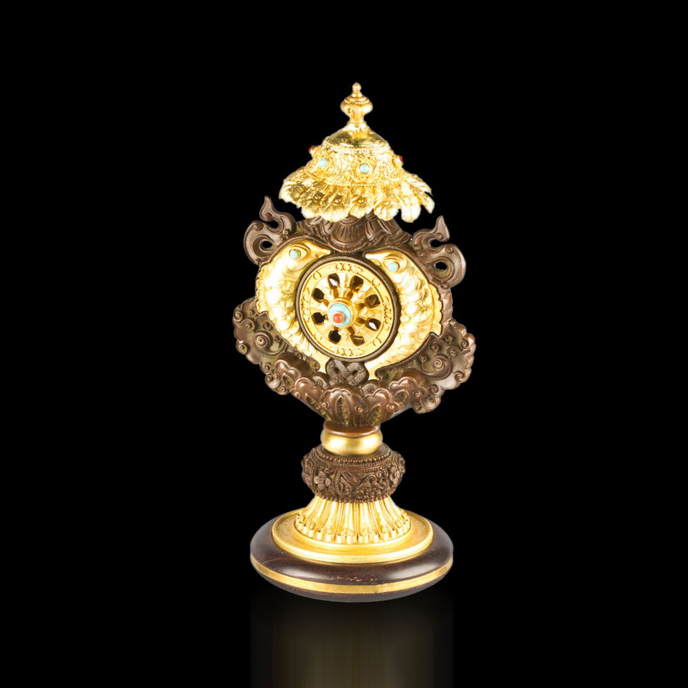 Ashtamangala or Eight Auspicious Symbols — 24 cm