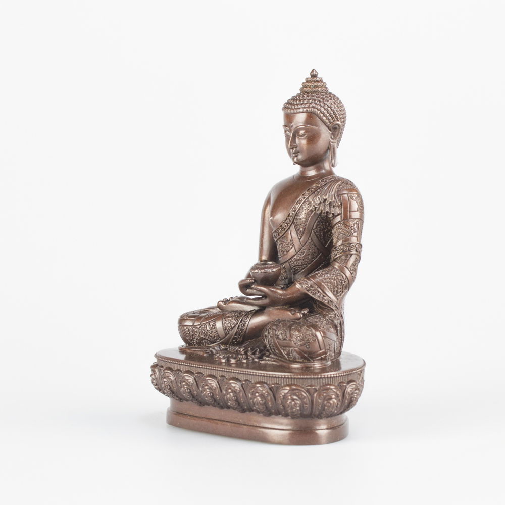 Statue of Buddha Amitabha aka Opame, small size — 11 cm, fine carving, Small