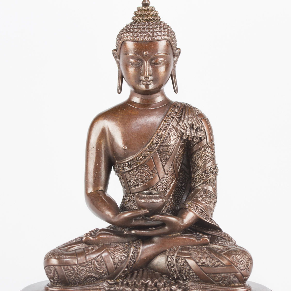 Statue of Buddha Amitabha aka Opame, small size — 11 cm, fine carving, Small