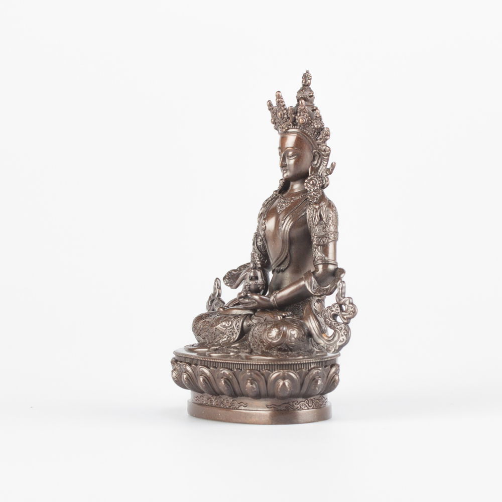 Statue of Buddha Amitayus aka Tsepame, small size — 11 cm, fine carving, Small