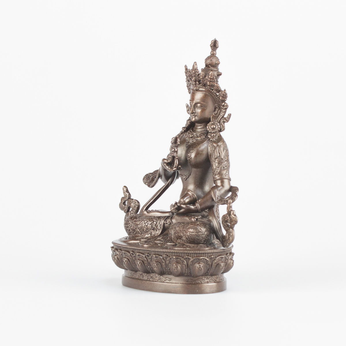 Statue of Vajrasattva or Dorje Sempa (“Dorsem” in brief), small size — 10.5 cm, fine carving, Small