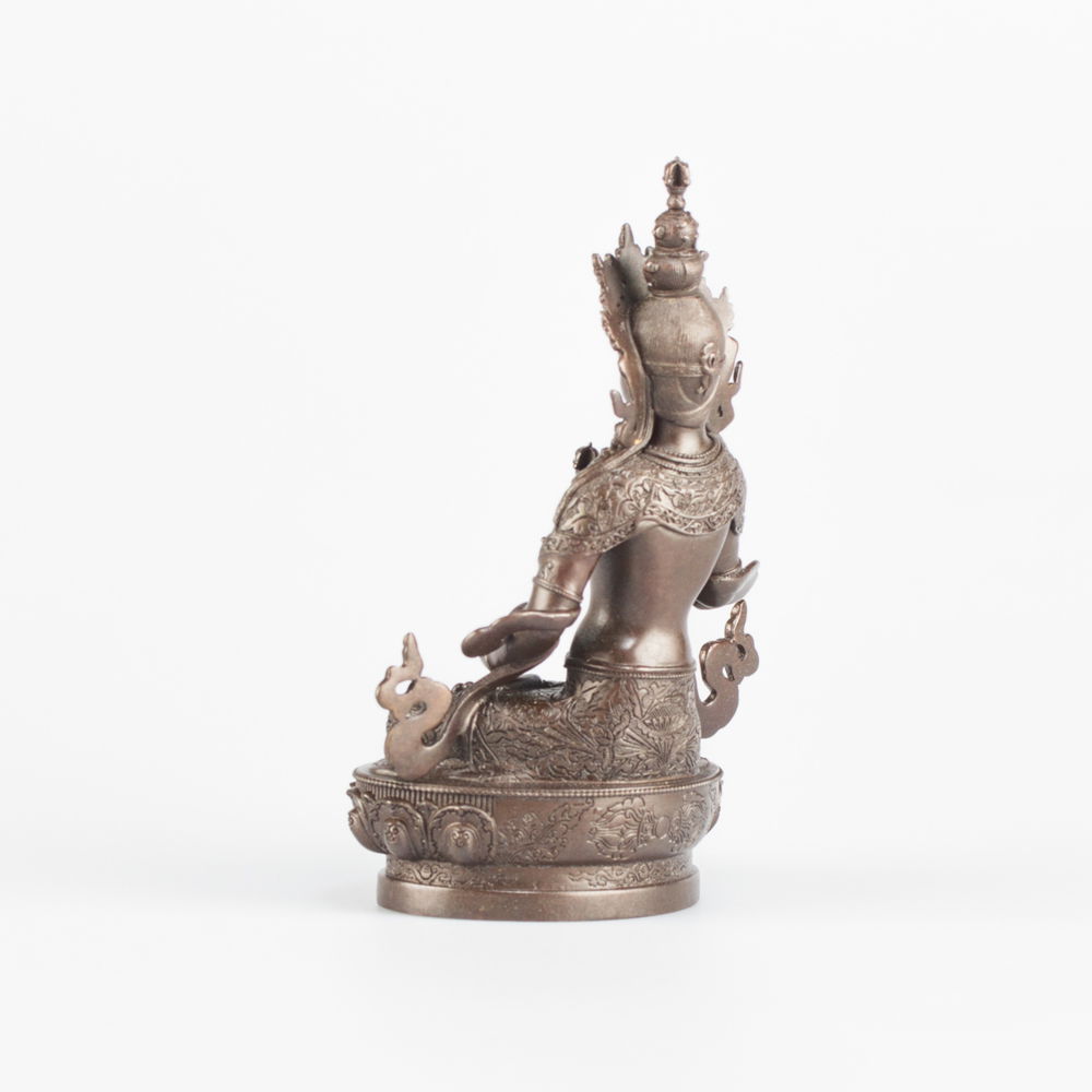 Statue of Vajrasattva or Dorje Sempa (“Dorsem” in brief), small size — 10.5 cm, fine carving, Small