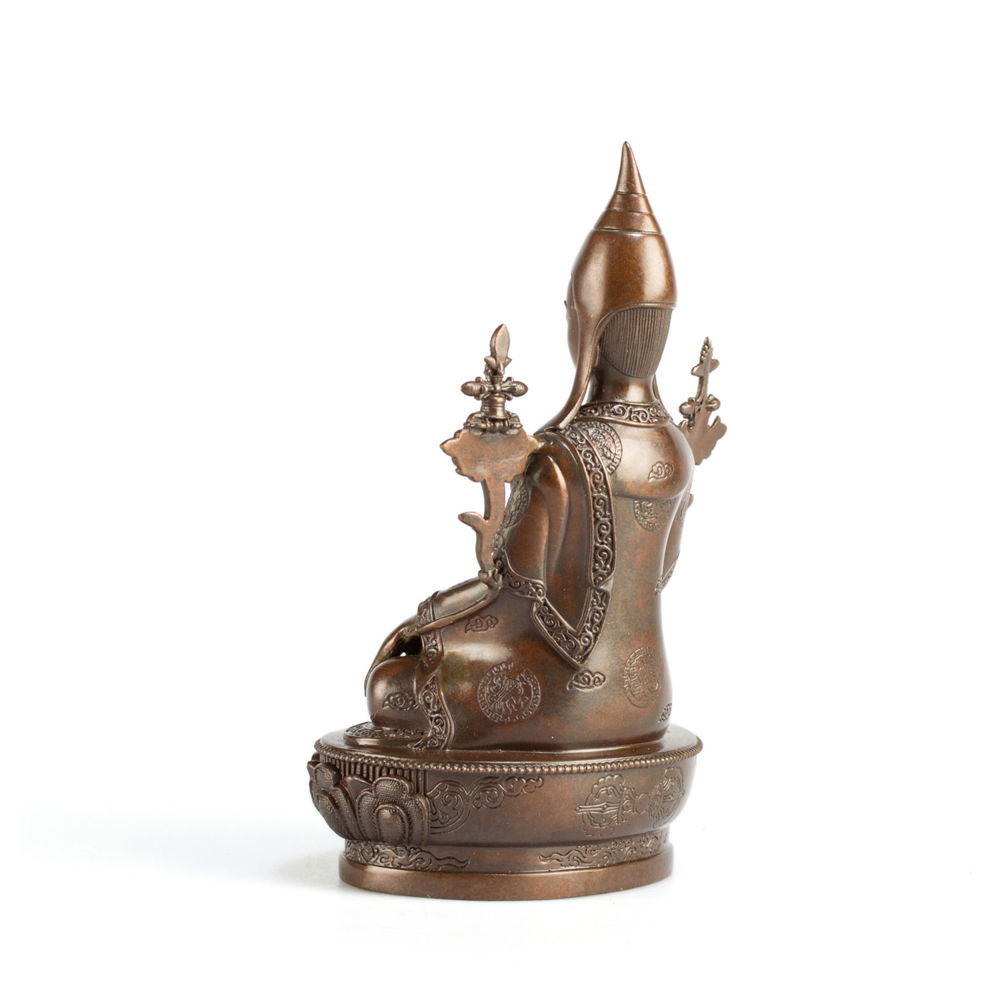 Statue of Longchen Rabjampa aka Longchenpa, small size — 11.8 cm, fine carving, Small