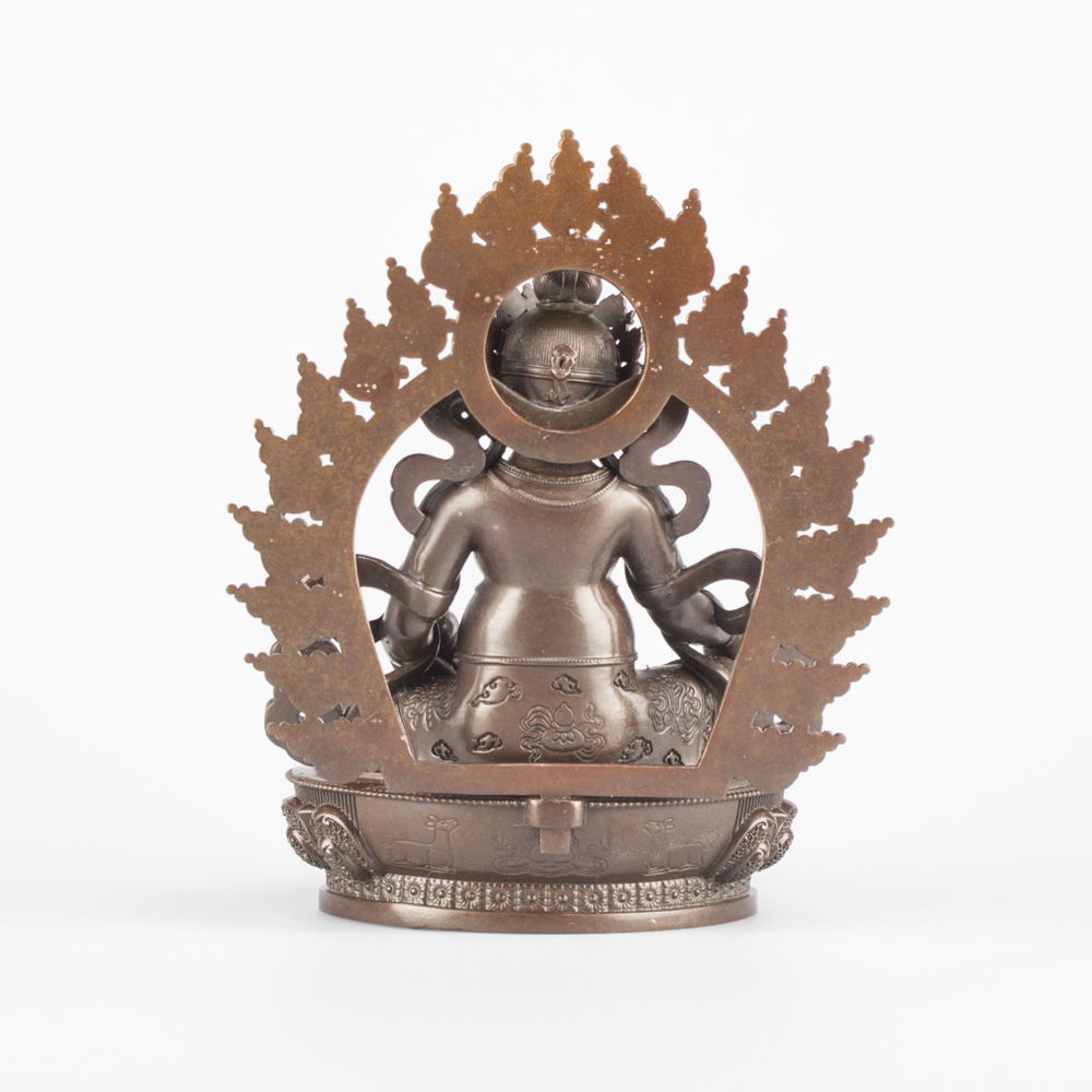 Statue of Jambhala aka Dzambhala, the God of Wealth, small size — 12.5 cm, fine carving, Small