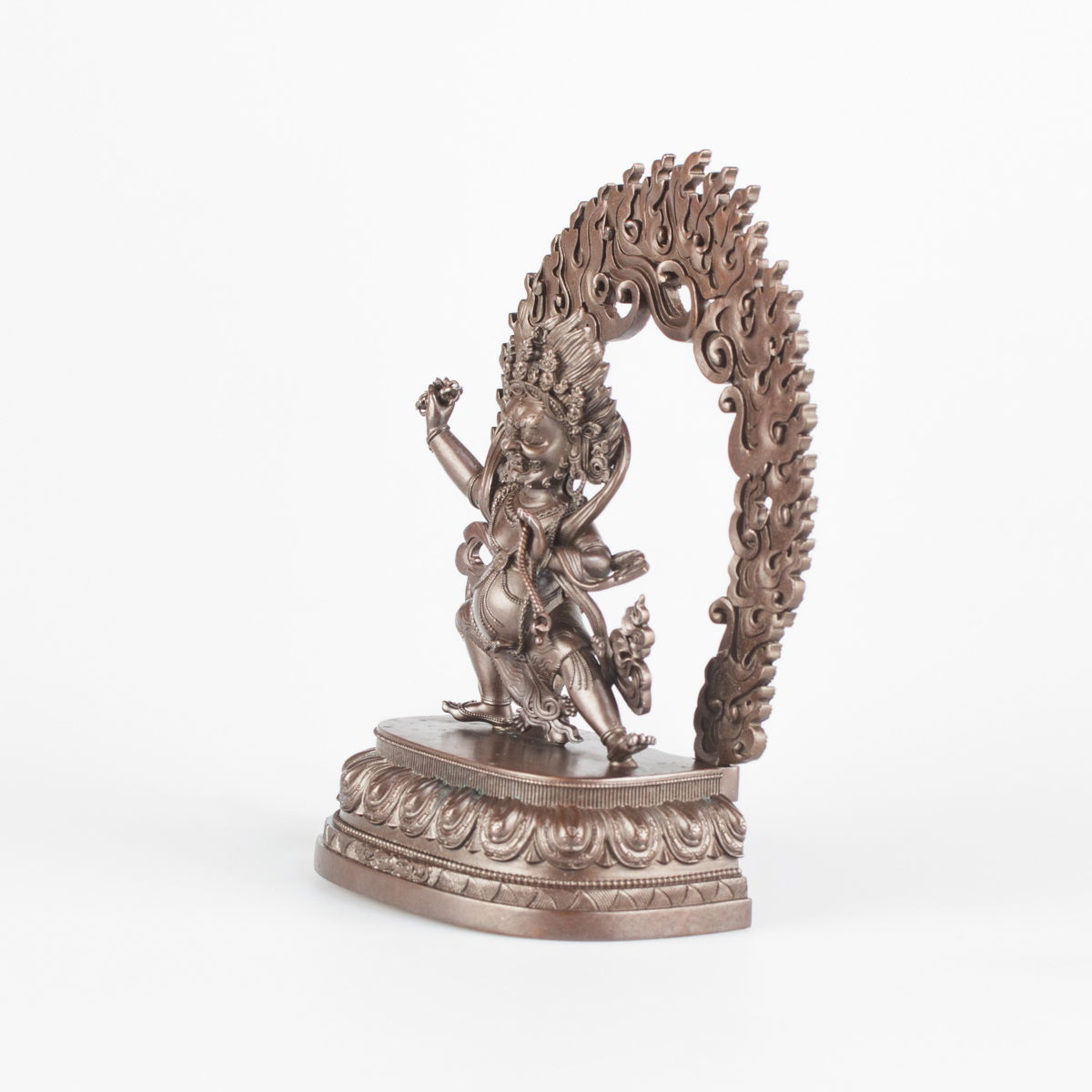 Statue of Vajrapani well known Dharma protector, small size — 12.5 cm, fine carving, Small
