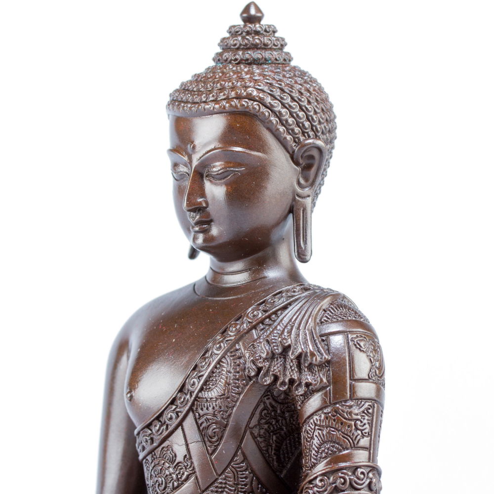 Statue of Buddha Amitabha aka Opame, medium size — 15 cm, fine carving, Medium, 