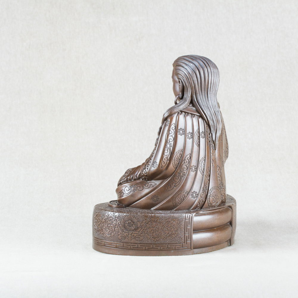 Bronze statue of Marpa Lotsawa ("the Translator") Lhodak Choski Lodos Great Kagyu teacher, height — 21 cm, fine carving