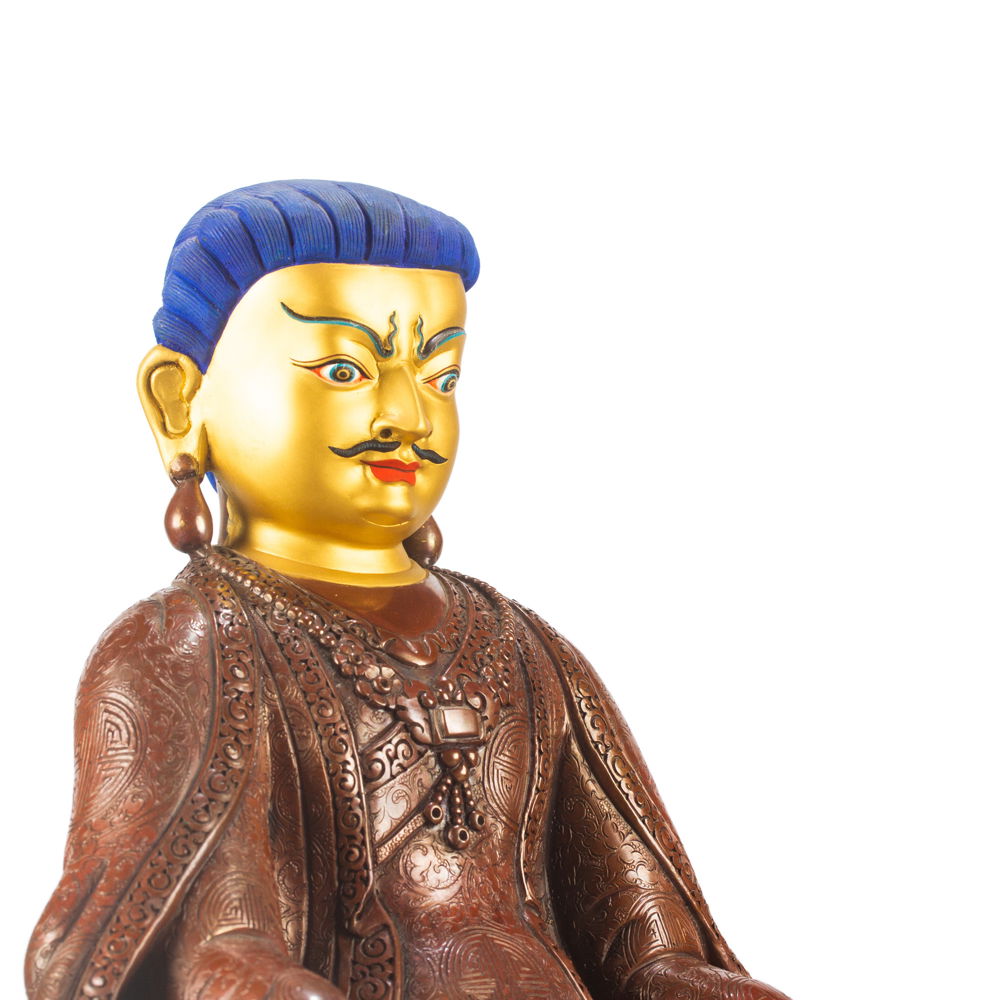 Three Great Kagyu teachers: Marpa Lotsawa ("the Translator") Lhodak Choski Lodos, 22.5 cm of perfection — Tibetan Dharma Art Collection, , Marpa