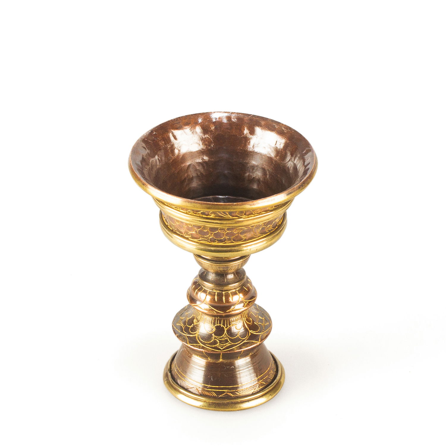 Butter Lamp made from copper. Best quality, medium size, height — 11.5 cm