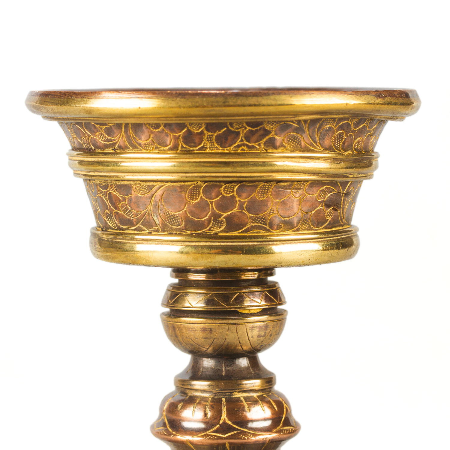 Butter Lamp made from copper. Best quality, medium size, height — 11.5 cm