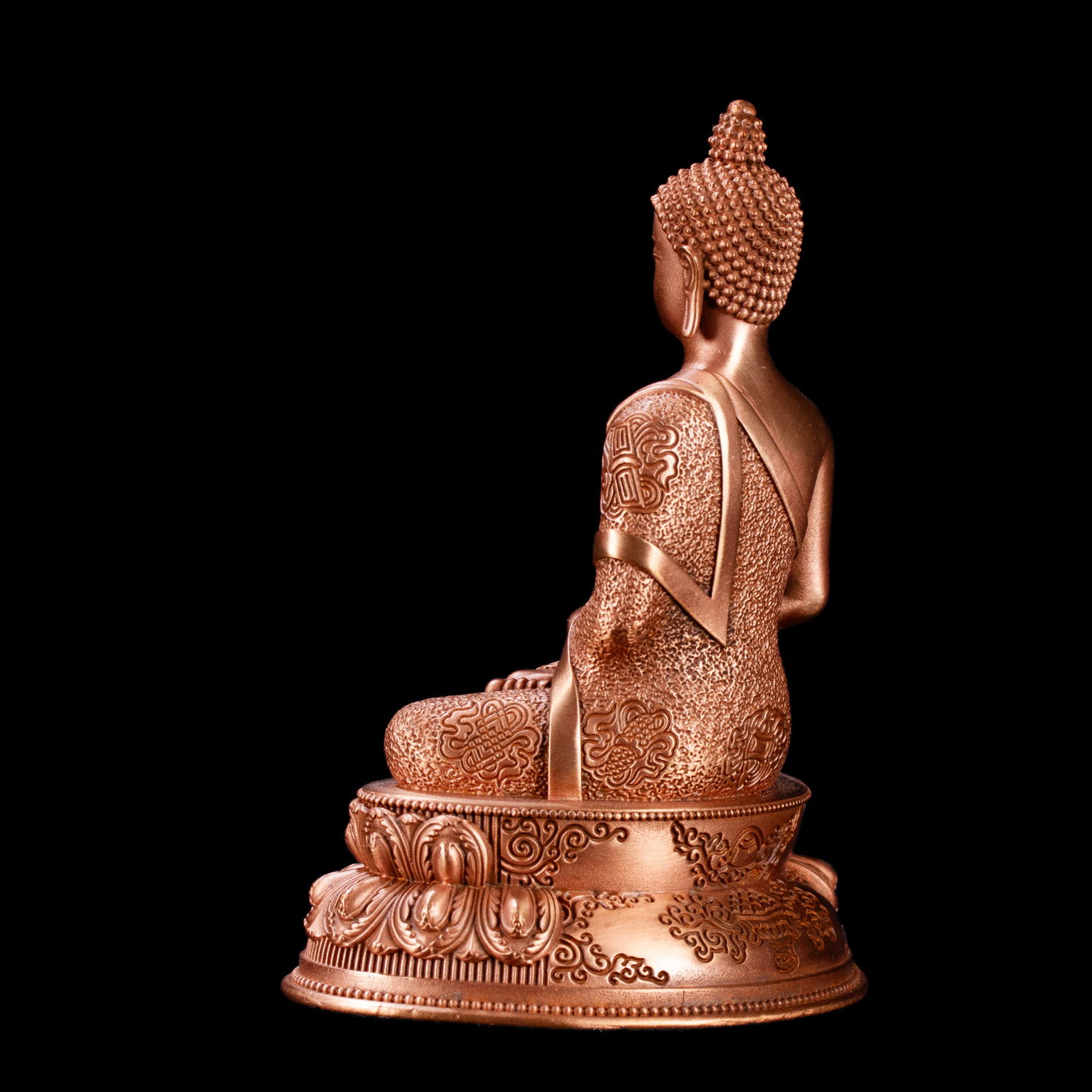 Statue of Buddha Amitabha (aka Opame) made from copper : small perfection, height — 10.5 cm, Buddha Amitabha