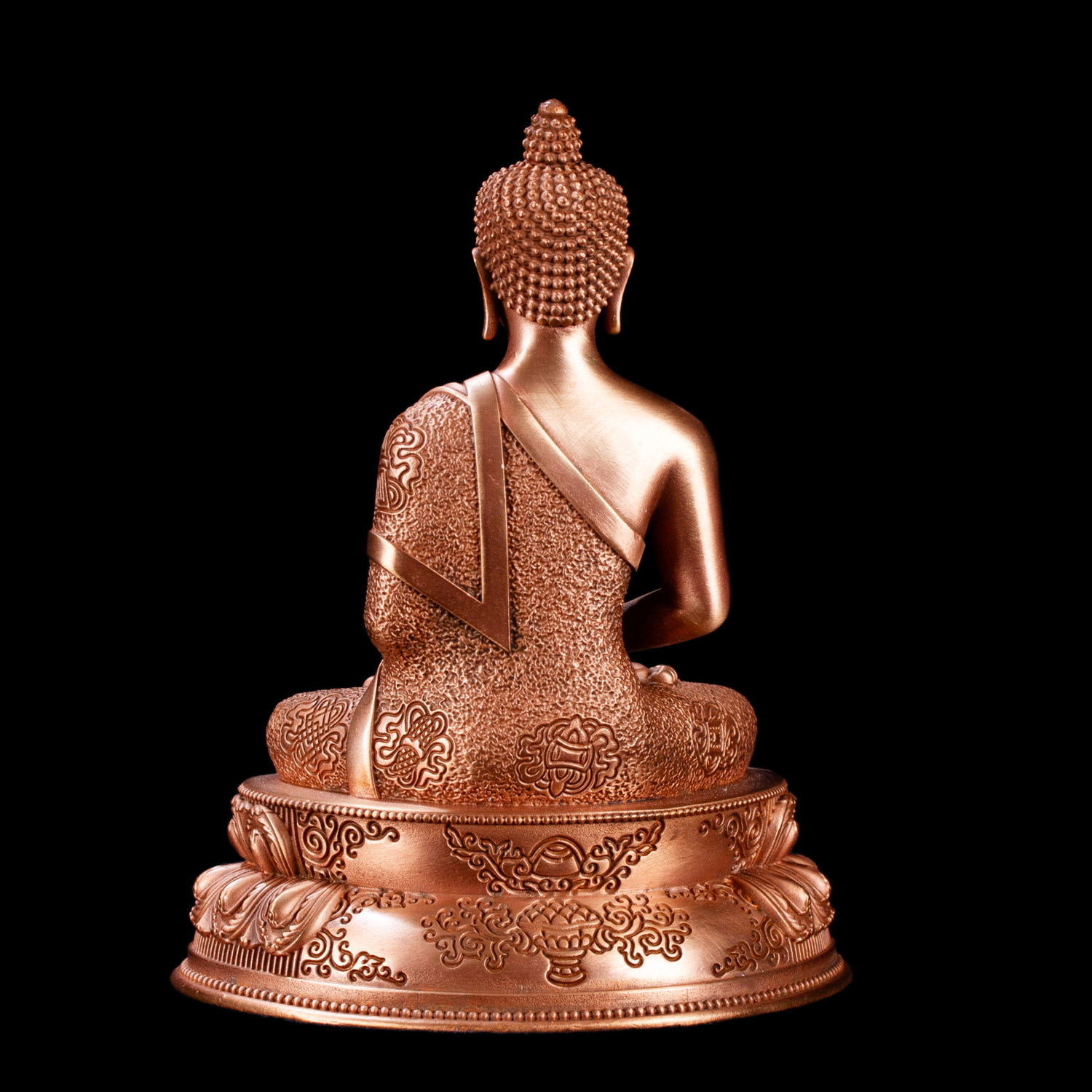 Statue of Buddha Amitabha (aka Opame) made from copper : small perfection, height — 10.5 cm, Buddha Amitabha