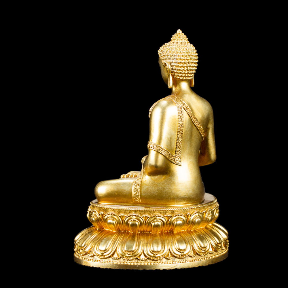 Statue of Buddha Amitabha (aka Opame) made from copper : small perfection, height — 10.5 cm, Copper
