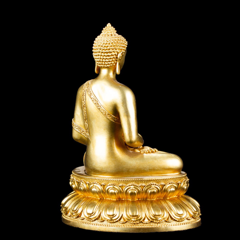 Statue of Buddha Amitabha (aka Opame) made from copper : small perfection, height — 10.5 cm, Copper