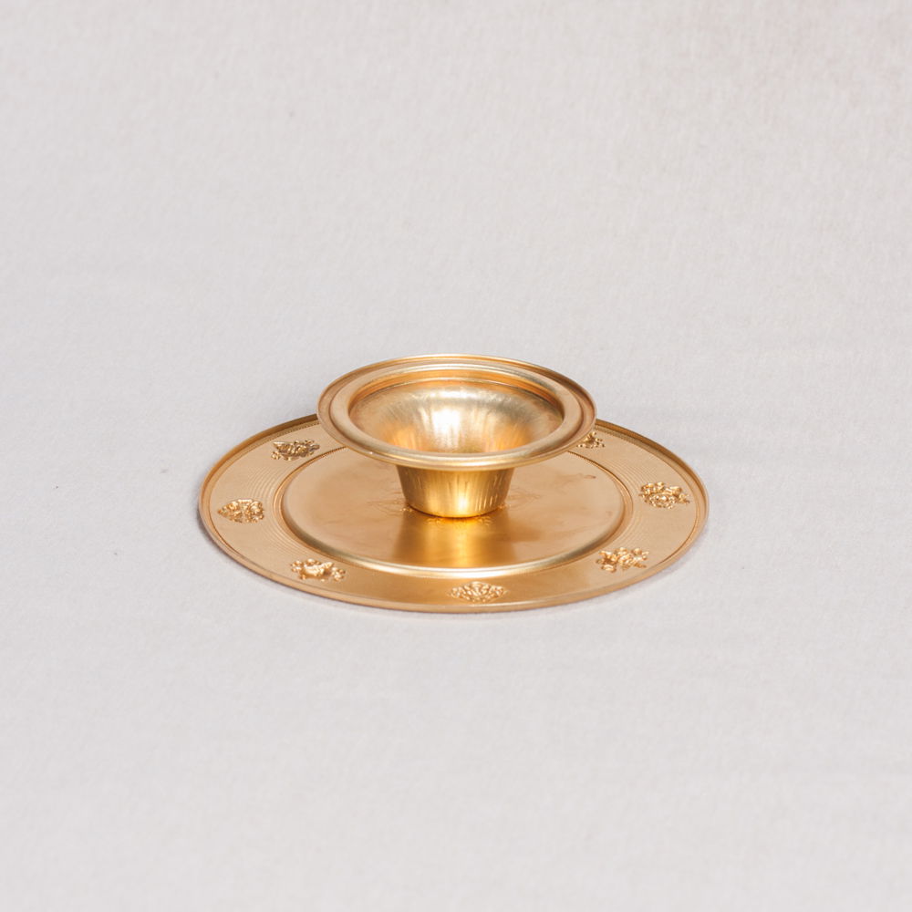 Basement plate for tiny Buddhist Mandala | diameter — 16.0 cm, Basement plate