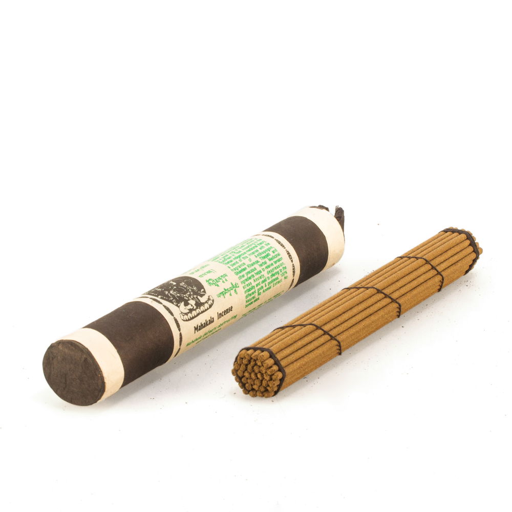 Mahakala Incense, 25 sticks of 18.5 cm — genuine organic incense from Nepal, Mahakala