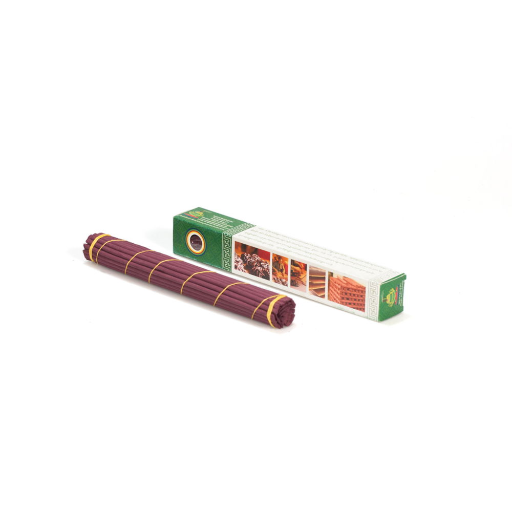 Nado Poizokhang "Green" incense, grade "E" — genuine Bhutanese incense from the Land of Happiness, 30 sticks of 21 cm