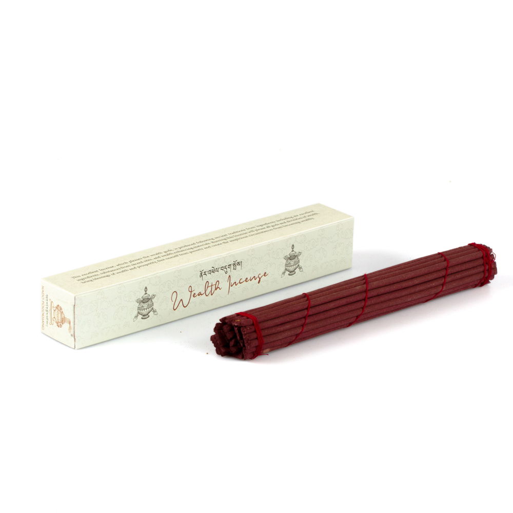 Nado Poizokhang "Wealth" incense — genuine Bhutanese incense from the Land of Happiness, 30 sticks of 21 cm, Wealth