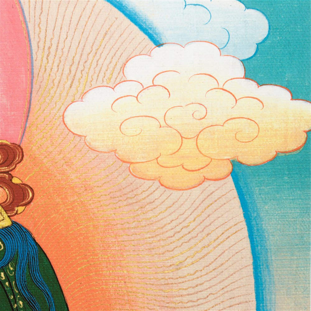 Thangka Marichi aka Ozer Chenma, high quality print on Natural Canvas, image size — 30,4 x 42,0 cm / 12,0 x 16,5 inches
