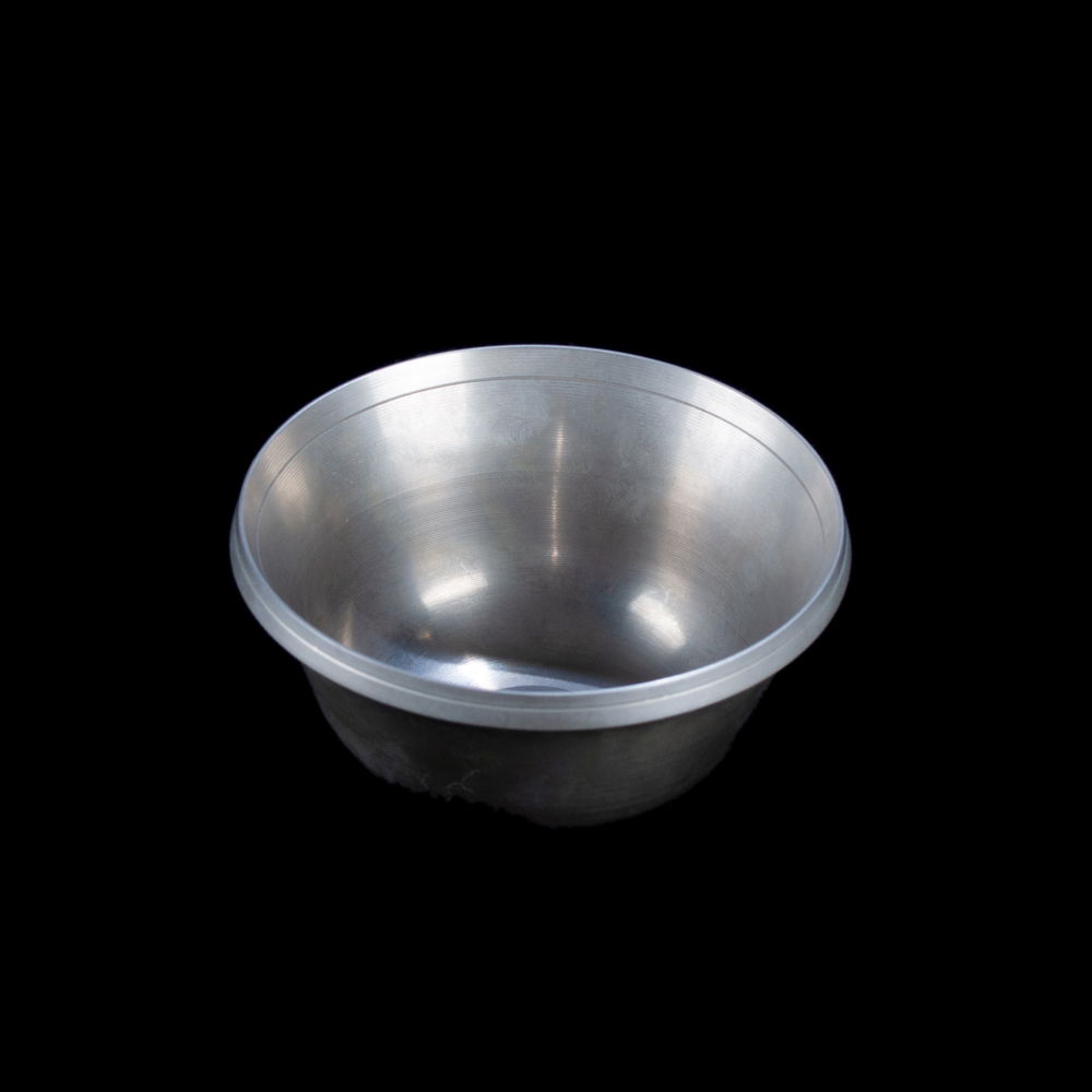 Tibetan offering bowls made from white bronze | Set of 8 pcs, Diameter — 9.0 cm | Best Quality, Set of 8 pcs