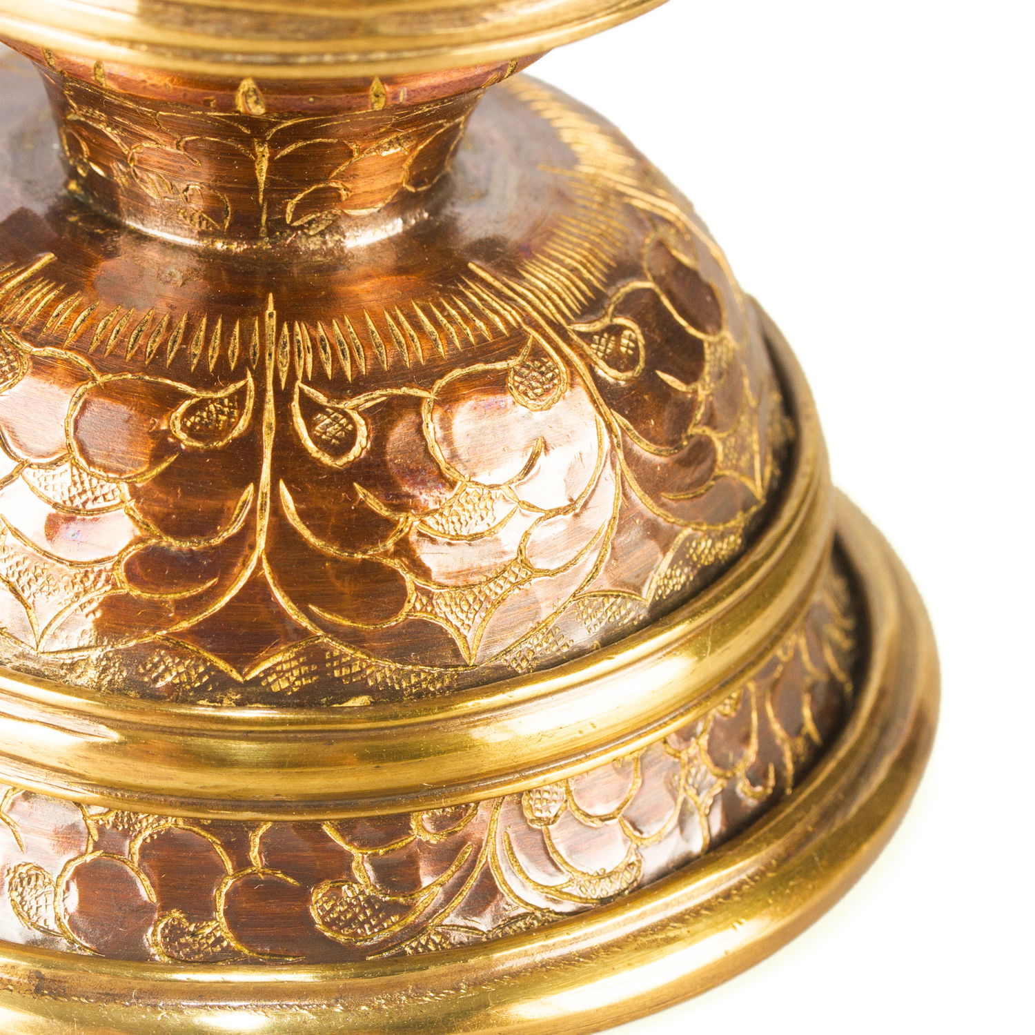 Set of 7 Tibetan offering bowls made from copper, Best Quality, diameter — 8.0 cm