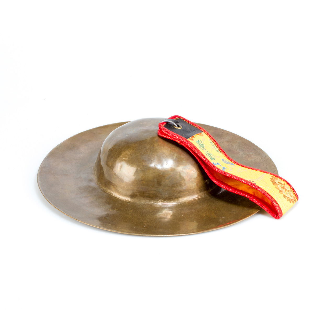 Perfect Tibetan traditional cymbal Rolmo for wrathful deities praying | Buddhist Religious music, diameter — 28.3 cm, Rolmo