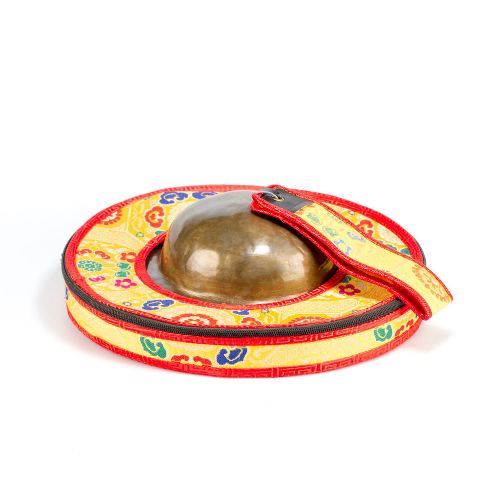 Perfect Tibetan traditional cymbal Rolmo for wrathful deities praying | Buddhist Religious music, diameter — 28.3 cm, Rolmo