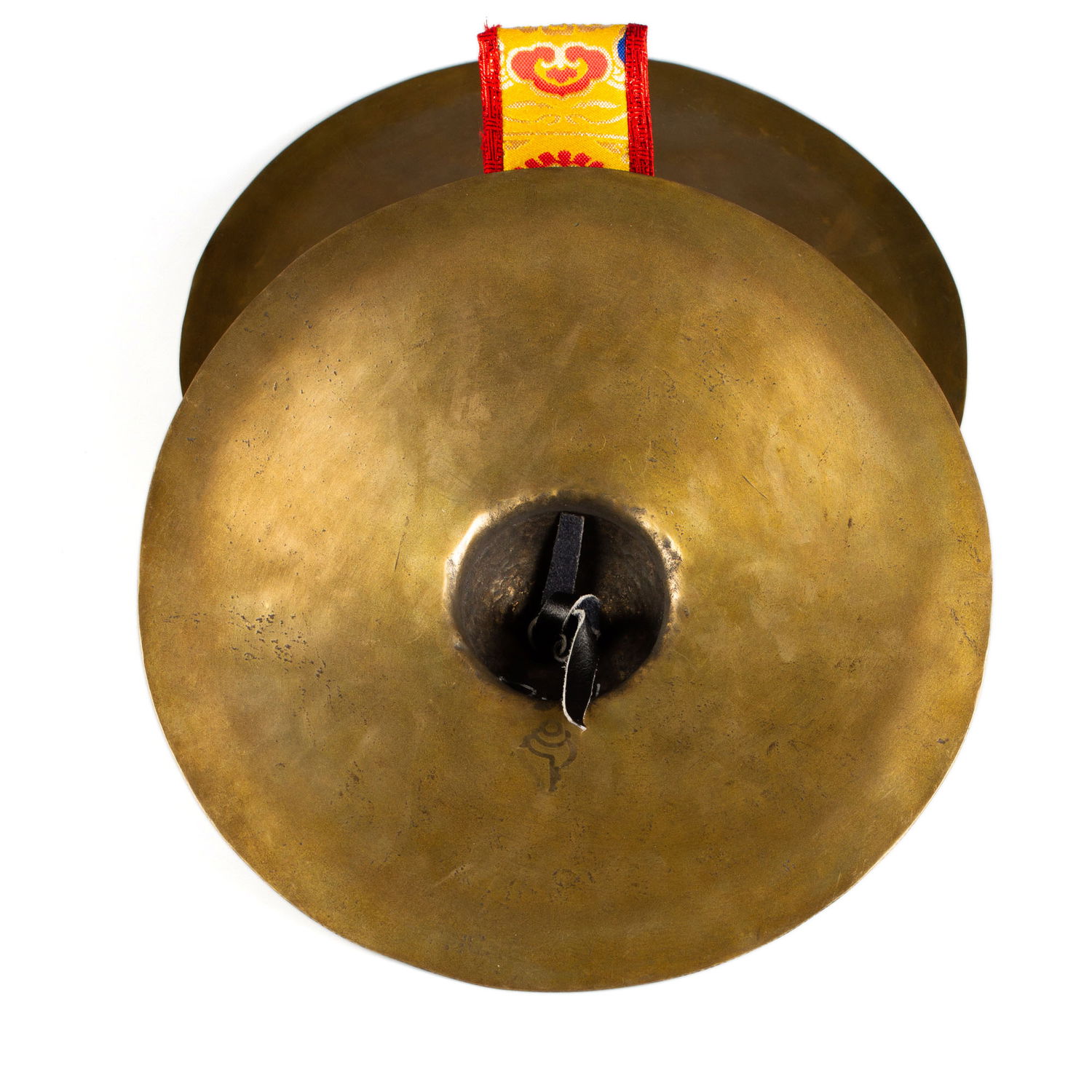 Perfect Tibetan traditional cymbal Silnyen for peaceful deities praying made from High quality alloy | Buddhist Religious music, diameter — 28 cm, Silnyen